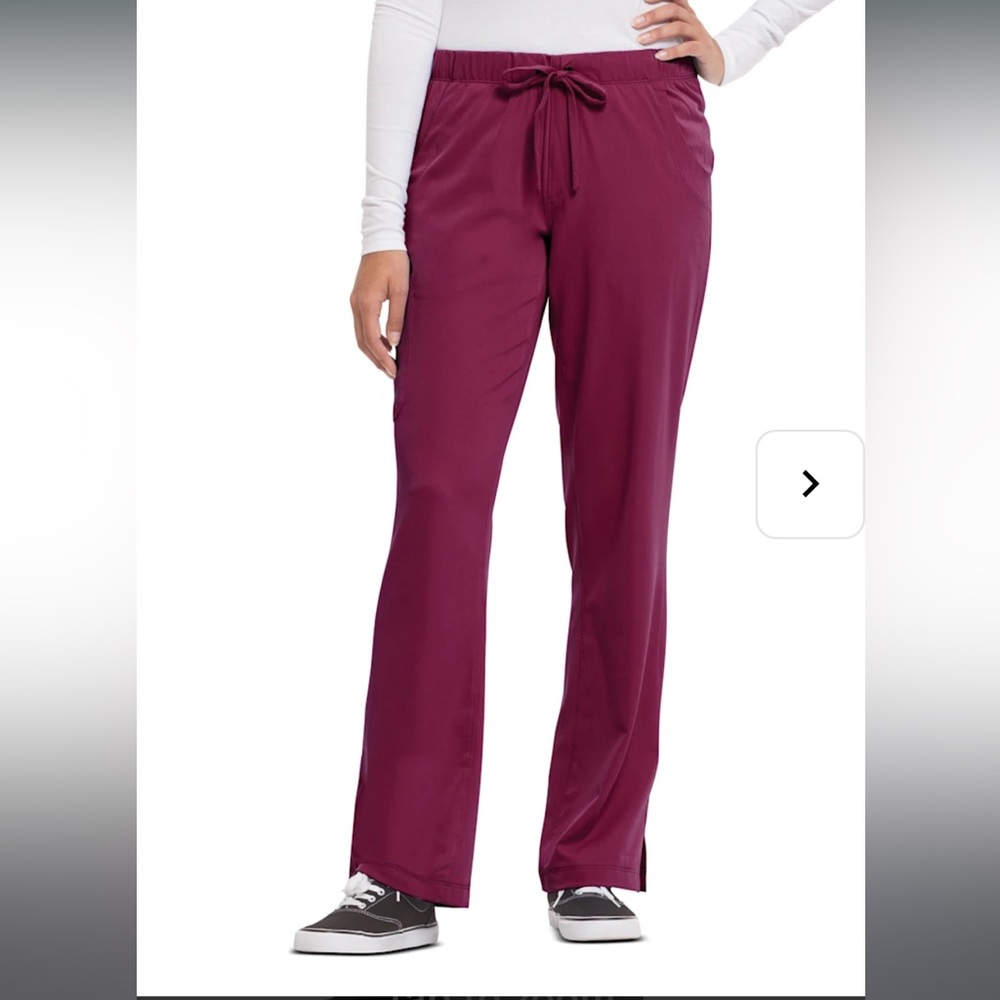 HH Works Healing Hands Rebecca Scrubs cargo pants - size large - wine/magenta